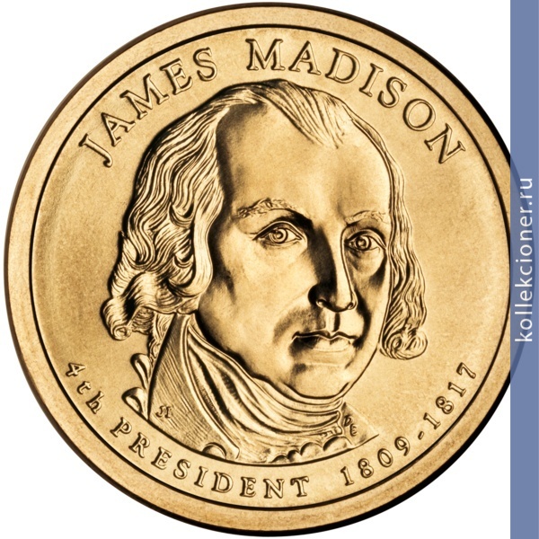 Full 1 dollar 2007 goda dzheyms medison