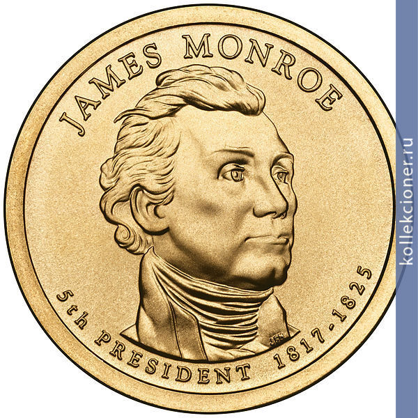 Full 1 dollar 2008 goda dzheyms monro