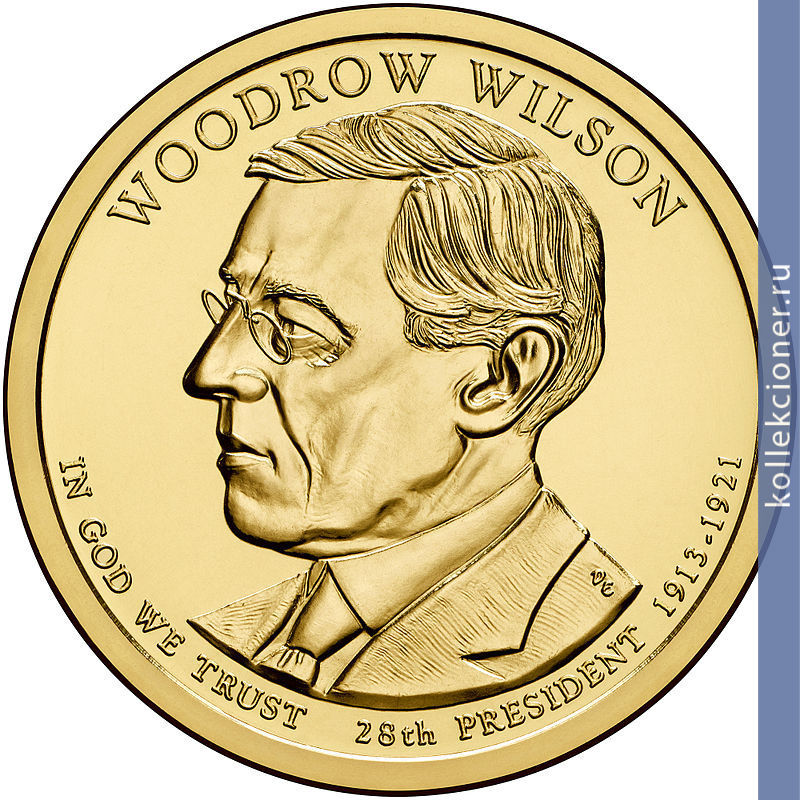 Full 1 dollar 2013 goda vudro vilson