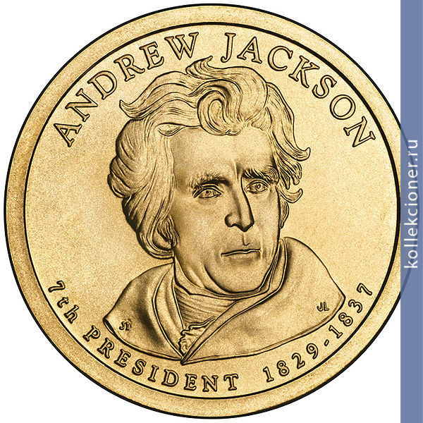 Full 1 dollar 2008 goda endryu dzhekson