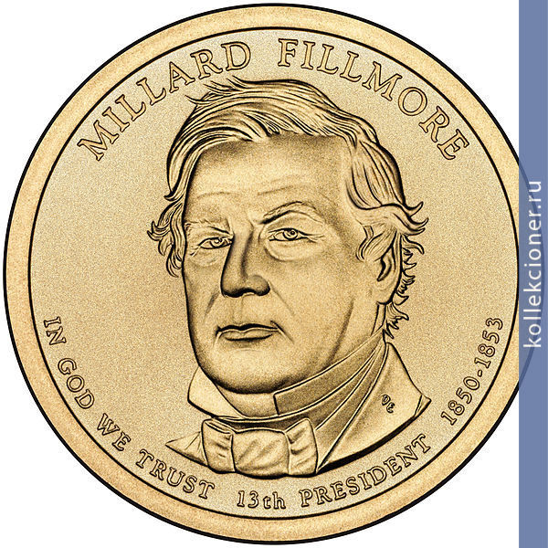 Full 1 dollar 2010 goda millard fillmor