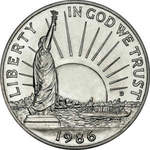 Thumb 50 tsentov 1986 goda 100 let statue svobody