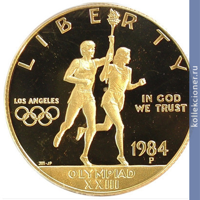 Full 10 dollarov 1984 goda olimpiada 1984 goda v los anzhelese beguny