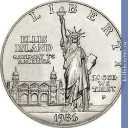 Full 1 dollar 1986 goda 100 let statue svobody