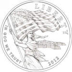 Thumb 1 dollar 2012 goda flag ssha