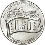 Thumb 1 dollar 1991 goda 50 let organizatsii uso