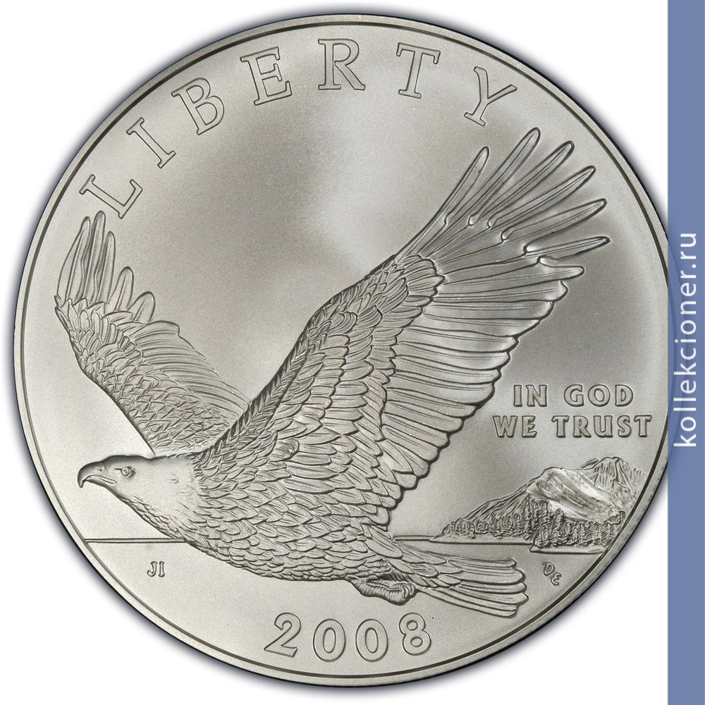 Full 1 dollar 2008 goda belogolovyy orlan