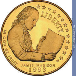Full 5 dollarov 1993 goda bill o pravah dzheyms medison