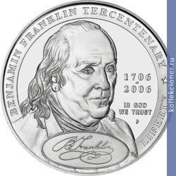 Full 1 dollar 2006 goda bendzhamin franklin otets osnovatel