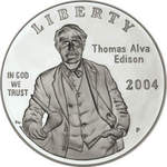 Thumb 1 dollar 2004 goda tomas alva edison