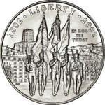 Thumb 1 dollar 2002 goda 100 letie akademii vest poynt