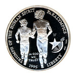 Thumb 1 dollar 1995 goda xxvi olimpiada paralimpiada