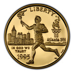 Thumb 5 dollarov 1995 goda xxvi olimpiada fakelonosets