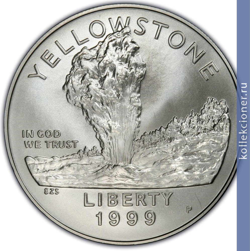 Full 1 dollar 1999 goda natsionalnyy park yelloustoun