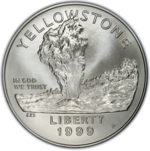 Thumb 1 dollar 1999 goda natsionalnyy park yelloustoun