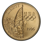 Thumb 5 dollarov 1996 goda xxvi olimpiada flagonosets