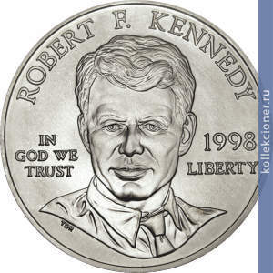 Full 1 dollar 1998 goda robert kennedi