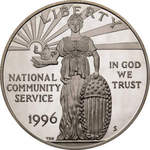 Thumb 1 dollar 1996 goda korporatsiya gosudarstvennoy i munitsipalnoy sluzhby