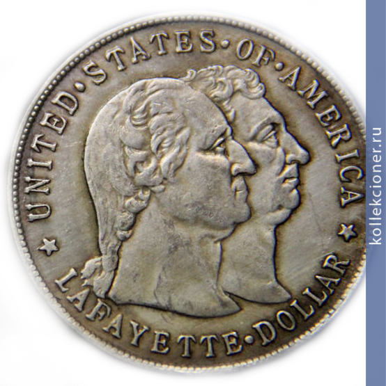 Full 1 dollar 1900 goda general lafayet