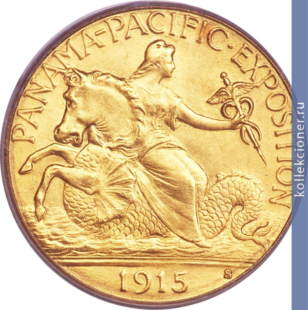 Full 1 dollar 1915 god mezhdunarodnaya panamo tihookeanskaya vystavka