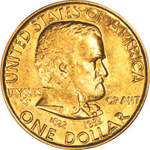 Thumb 1 dollar 1922 goda natsionalnyy memorial generala granta