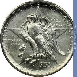 Full 50 tsentov 1938 goda 100 letie nezavisimosti tehasa