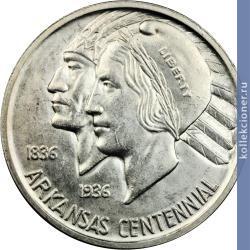 Full 50 tsentov 1938 goda 100 let shtatu arkanzas