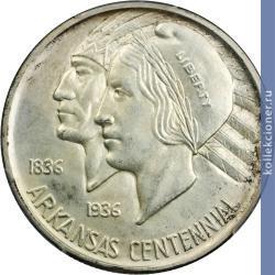 Full 50 tsentov 1939 goda 100 let shtatu arkanzas
