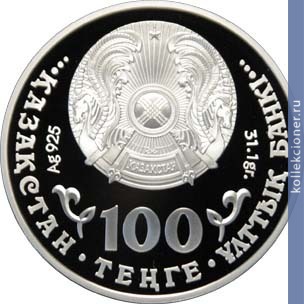 Full 100 tenge 2009 goda tigr