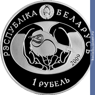 Full 1 rubl 2009 goda seryy gus