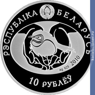 Full 10 rubley 2010 goda obyknovennaya pustelga
