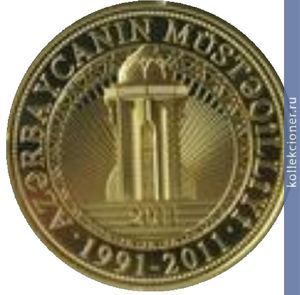 Full 100 manatov 2011 goda 20 letie vosstanovleniya nezavisimosti azerbaydzhanskoy respubliki