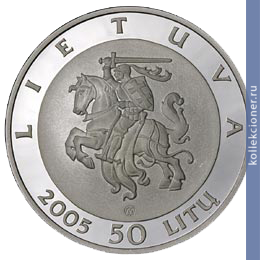 Full 50 litov 2005 goda 100 let velikomu vilnyusskomu seymu
