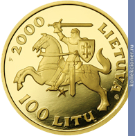 Full 100 litov 2000 goda vitovt