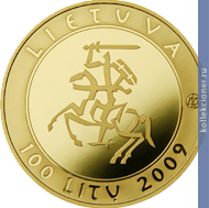 Full 100 litov 2009 goda tysyacheletie imeni litvy vosstanovlenie nezavisimosti