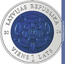 Full 1 lat 2004 goda moneta vremeni i