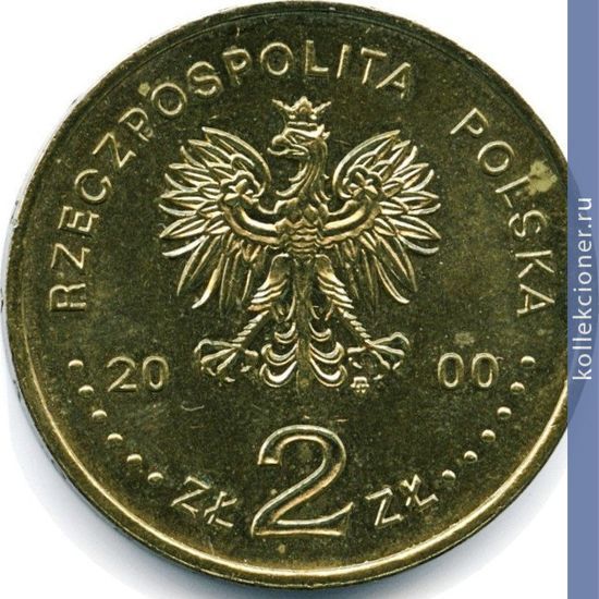 Full 2 zlotyh 2000 goda 1000 letie vrotslava