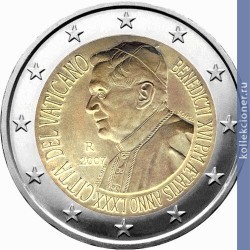 Full 2 evro 2007 goda 80 let pape rimskomu benediktu xvi