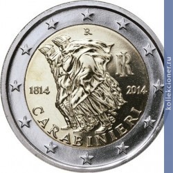 Full 2 evro 2014 goda 200 let italyanskim karabineram
