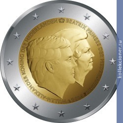 Full 2 evro 2014 goda dvoynoy portret korol villem aleksandr i printsessa beatriks