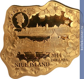 Full 2014 dollarov 2014 goda ioann pavel ii s dragotsennym yantarem
