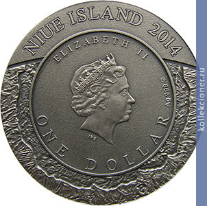 Full 1 dollar 2014 goda meteorit kanon dyablo