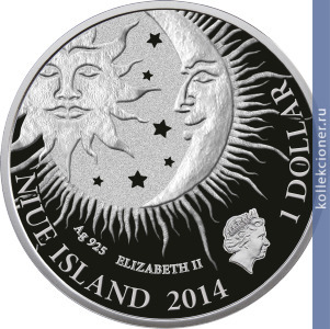 Full 1 dollar 2014 goda znaki zodiaka