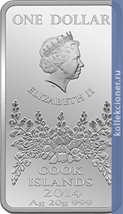Full 1 dollar 2013 goda znaki zodiaka zhivotnye ryby
