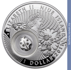 Full 1 dollar 2011 goda bozhya korovka