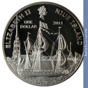 Full 1 dollar 2011 goda petr i