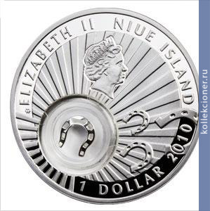Full 1 dollar 2010 goda podkova