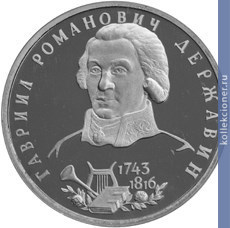 Full 1 rubl 1993 goda g r derzhavin