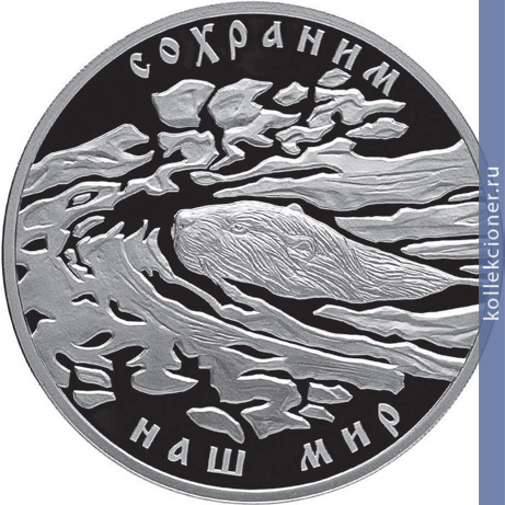 Full 3 rublya 2008 goda rechnoy bobr