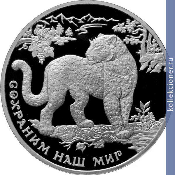 Full 3 rublya 2011 goda peredneaziatskiy leopard